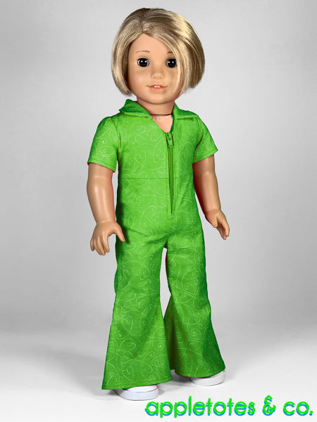 70s Jumpsuit 18 Inch Doll Sewing Pattern