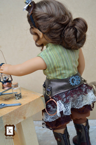 Steampunk Inventor Costume Bundle 18 Inch Doll Sewing Pattern