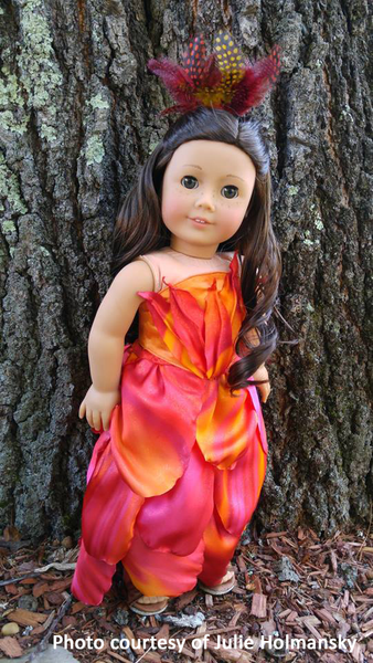 Flower Fairy Dress 18 Inch Doll Sewing Pattern
