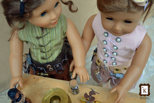 Steampunk Inventor Costume Bundle 18 Inch Doll Sewing Pattern