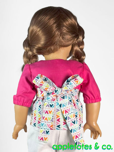 Andrea Blouse 18 Inch Doll Sewing Pattern