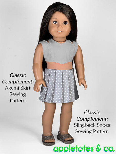 Avalon Dress Top Combo 18 Inch Doll Sewing Pattern