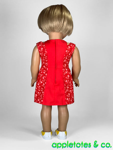 Avalon Dress Top Combo 18 Inch Doll Sewing Pattern