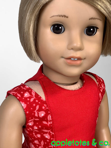 Avalon Dress Top Combo 18 Inch Doll Sewing Pattern