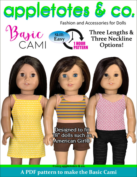 Basic Cami 18 Inch Doll Sewing Pattern