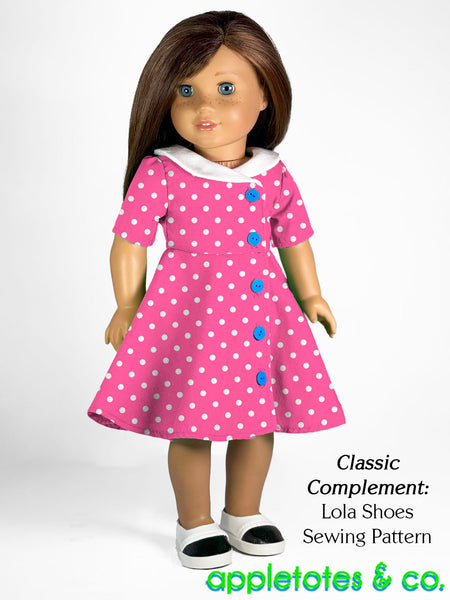Betty Dress 18 Inch Doll Sewing Pattern