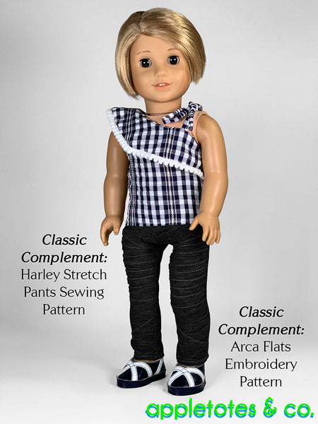 Clara Top 18 Inch Doll Sewing Pattern