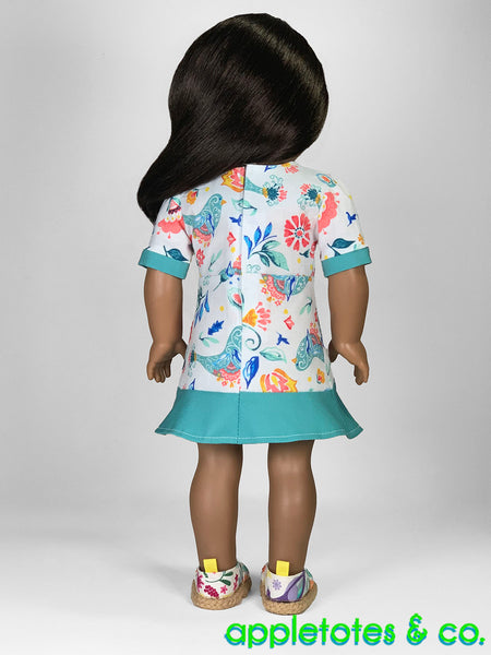 Dahlia Dress 18 Inch Doll Sewing Pattern
