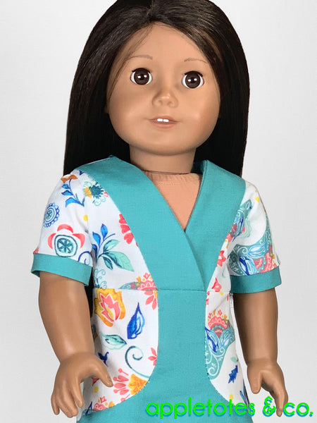 Dahlia Dress 18 Inch Doll Sewing Pattern