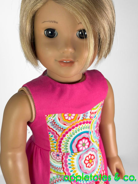 Fallon Dress 18 Inch Doll Sewing Pattern
