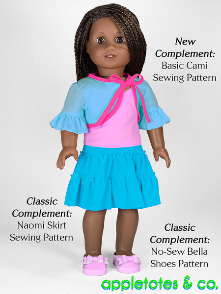 Gemma Overlay Jacket 18 Inch Doll Sewing Pattern