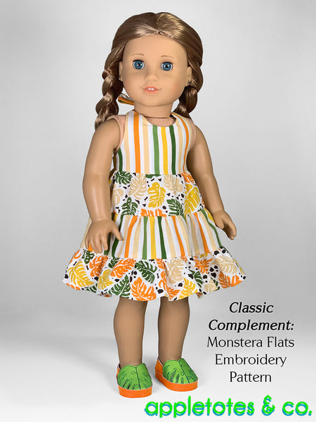 Heidi Dress 18 Inch Doll Sewing Pattern