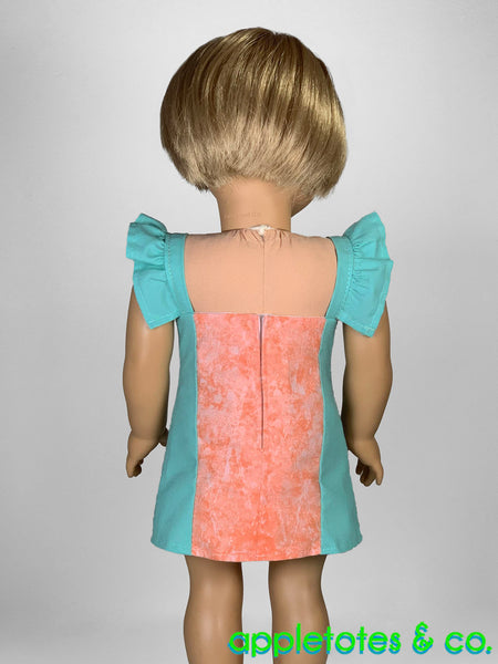 Helena Dress Top Combo 18 Inch Doll Sewing Pattern