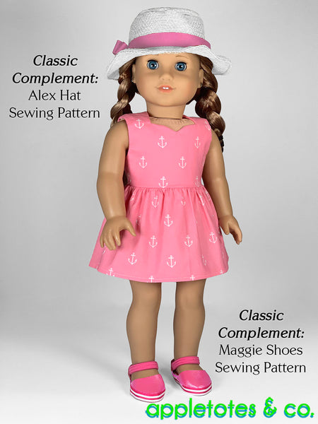 Jamela Top Dress Combo 18 Inch Doll Sewing Pattern