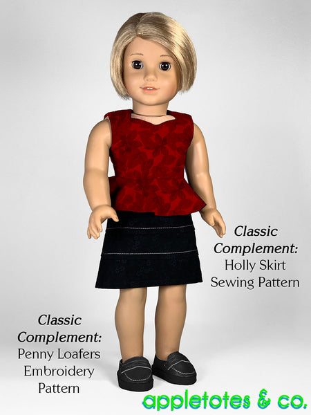 Jamela Top Dress Combo 18 Inch Doll Sewing Pattern
