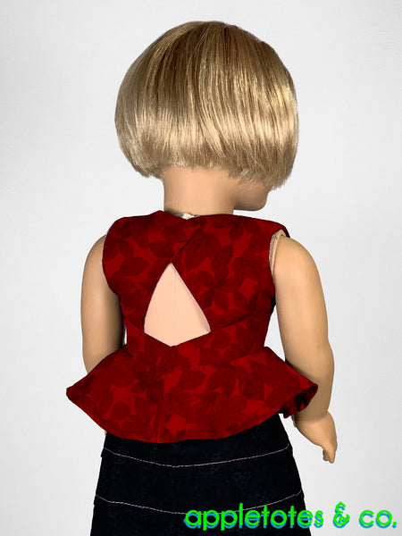 Jamela Top Dress Combo 18 Inch Doll Sewing Pattern