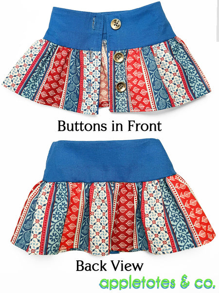 Kendra Skirt 18 Inch Doll Sewing Pattern