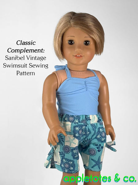 Montauk Resort Wear 18 Inch Doll Sewing Pattern