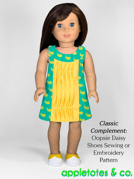 Portia Dress 18 Inch Doll Sewing Pattern