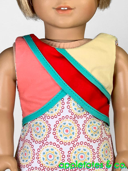Sedona Dress 18 Inch Doll Sewing Pattern