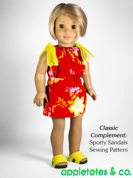 Siesta Key Dress 18 Inch Doll Sewing Pattern