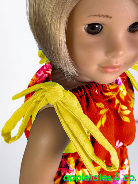Siesta Key Dress 18 Inch Doll Sewing Pattern