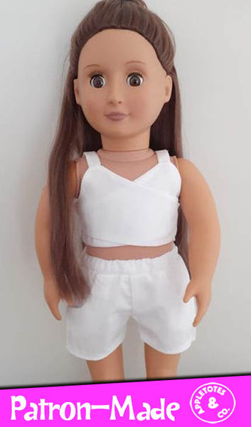 Ava Lounge Set Sewing Pattern for 18 Inch Dolls