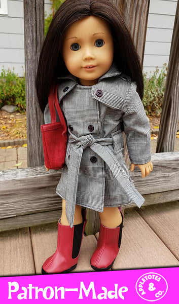 Berkshire Coat Sewing Pattern 18 Inch Dolls
