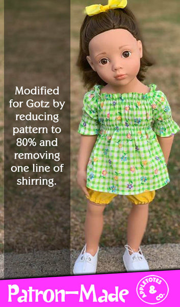 Brooklyn Dress Sewing Pattern for 18 Inch Dolls