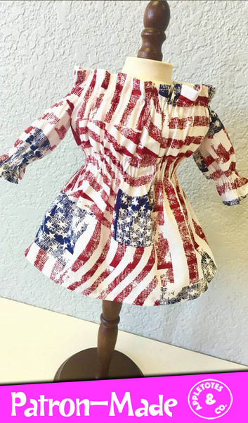 Brooklyn Dress Sewing Pattern for 18 Inch Dolls