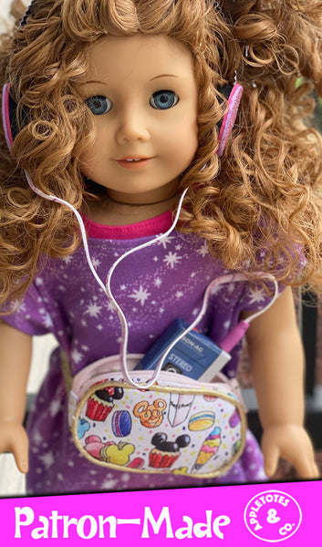 Fanny Pack Sewing Pattern for 18 Inch Dolls