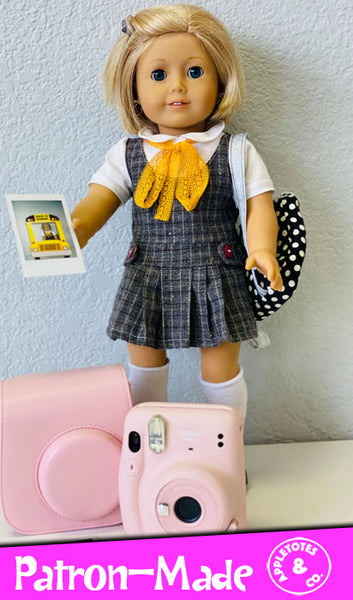 Prep School Uniform Sewing Pattern for 18 Inch Dolls