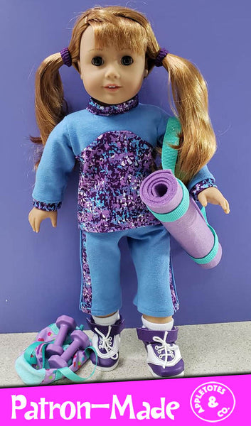 Performance Wear Bundle Sewing Pattern for 18 Inch Dolls