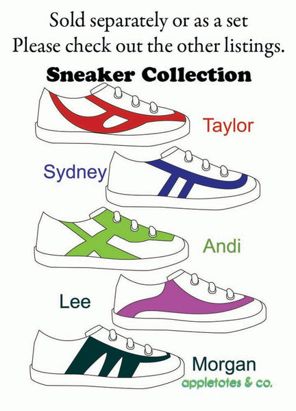 Sydney Sneakers ITH Embroidery Patterns for 18 Inch Dolls