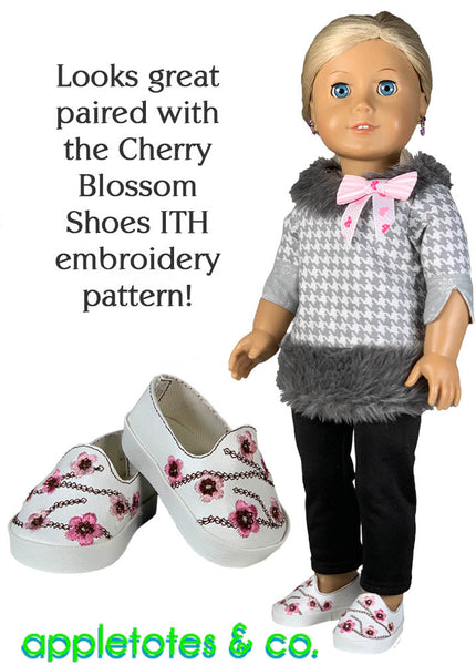 Alyssa Top Sewing Pattern for 18 Inch Dolls