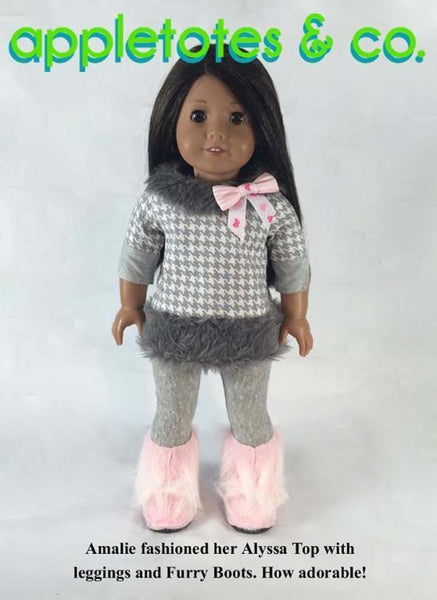 Alyssa Top Sewing Pattern for 18 Inch Dolls