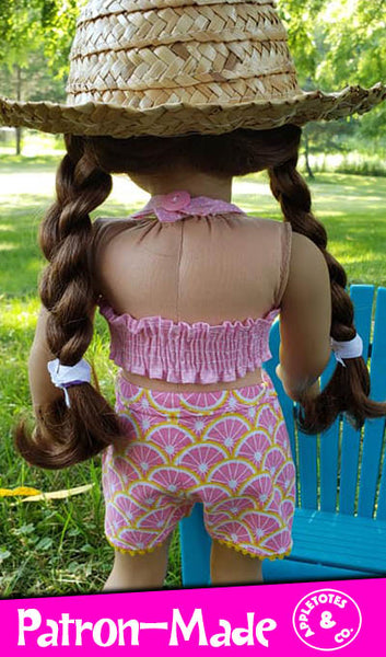 Ava Lounge Set Sewing Pattern for 18 Inch Dolls