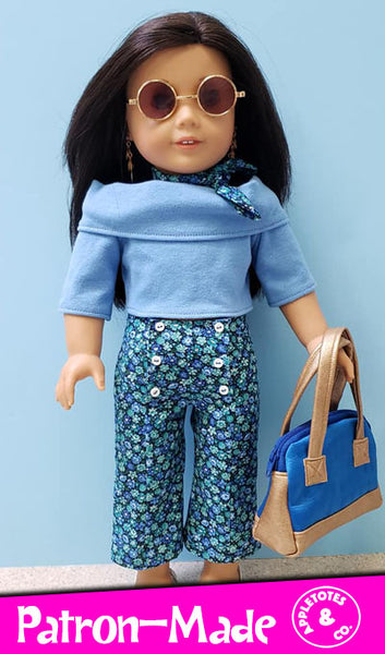 Newport Pants Sewing Pattern for 18 Inch Dolls