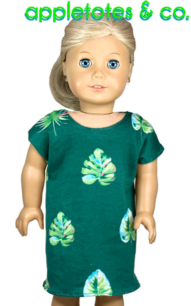 Bedtime Nightie Sewing Pattern for 18 Inch Dolls