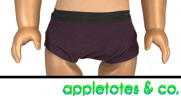 Boxer Briefs Sewing Pattern for 18 Inch Dolls