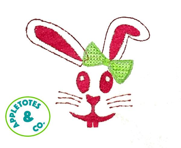 Bunny Machine Embroidery File for 18 Inch Dolls