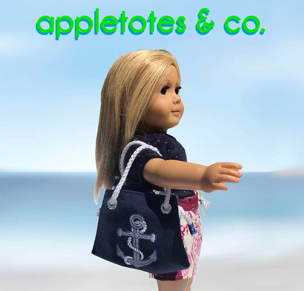 Carry All Beach Bags Sewing Pattern for 18 Inch Dolls