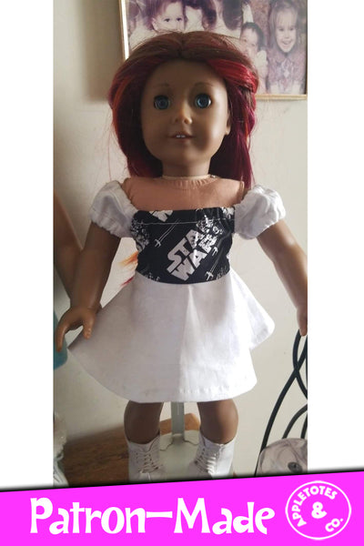 Cheyenne Dress Sewing Pattern for 18 Inch Dolls