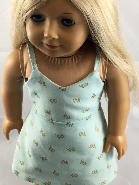 Cold Shoulder Dress Sewing Pattern for 18 Inch Dolls