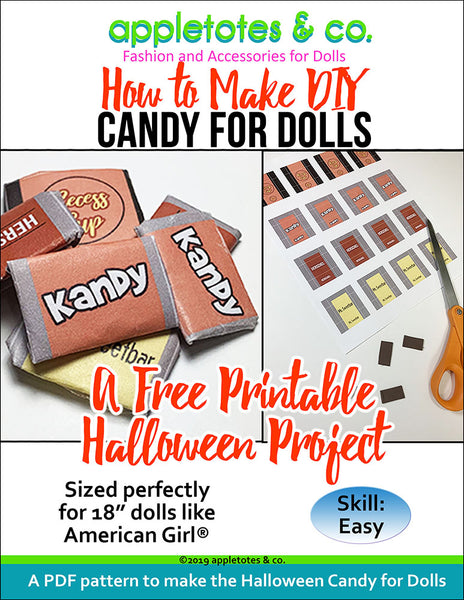 DIY Doll Candy for 18" Dolls - Free Printable Included