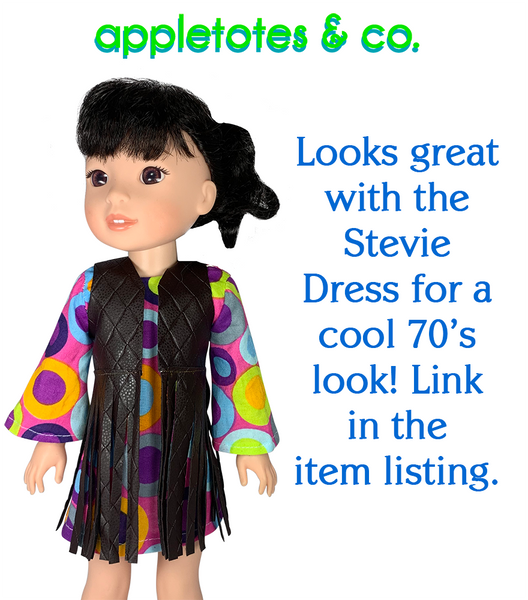 Free Western Vest Sewing Pattern for 14 Inch Dolls