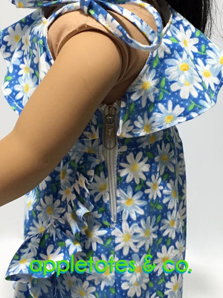 Kala Hawaiian Dress Sewing Pattern for 18 Inch Dolls