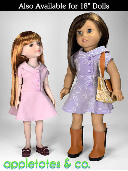Lauren Dress Ruby Red Fashion Friends™ Sewing Pattern
