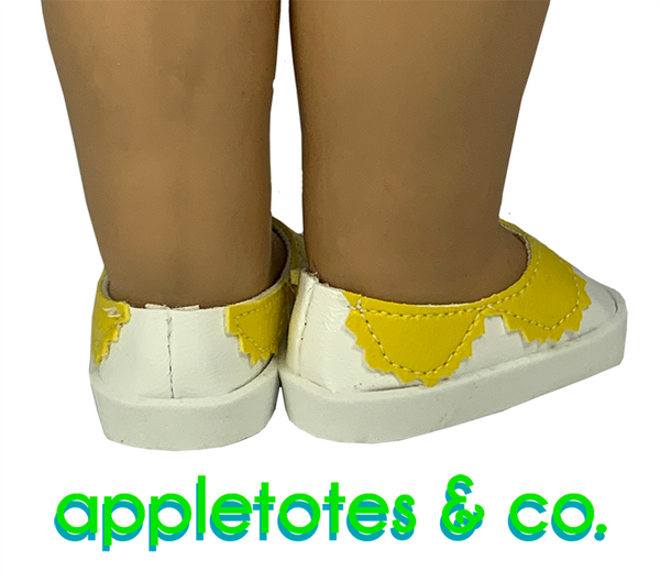 Oopsie Daisy Shoes Sewing Pattern for 18 Inch Dolls
