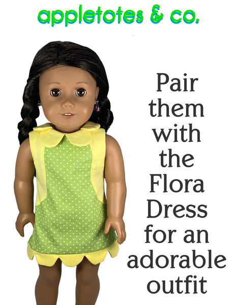 Oopsie Daisy Shoes Sewing Pattern for 18 Inch Dolls